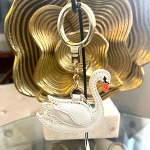 Kate Spade swan keychain